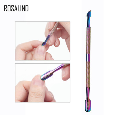 

Toponeto Double-end Cuticle Pusher Dead UV Gel Polish Soak OFF Skin Remover Manicure Nail