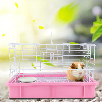 

Greensen Small Pet Animal Cage Sweet Home for Rabbits Guinea Pigs Chinchillas Ferrets