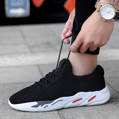 

Mesh shoes mens sports&leisure running breathable shoes Korean version of the trend of deodorant mens shoes canvas tide shoes