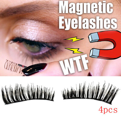 

〖Follure〗Ultra-thin 02mm Magnetic Eye Lashes 3D Reusable False Magnet Eyelashes A