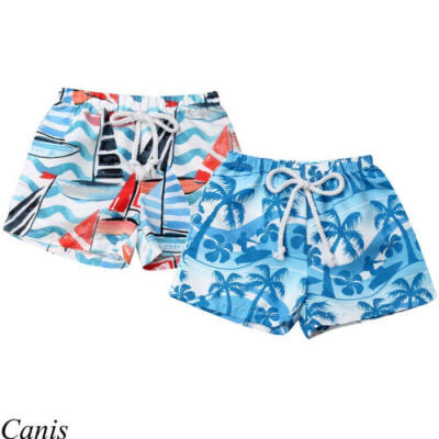 

USA Hawaiian Toddler Baby Boys Elastic Waistband Short Pants Summer Beach Shorts