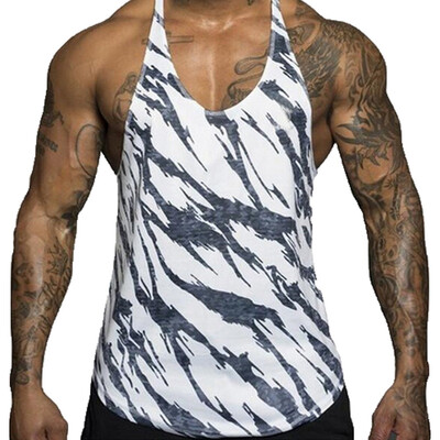 

Mens Gym Muscle Sleeveless Tank Top Tee Shirt Bodybuilding Sport Fitness Vest