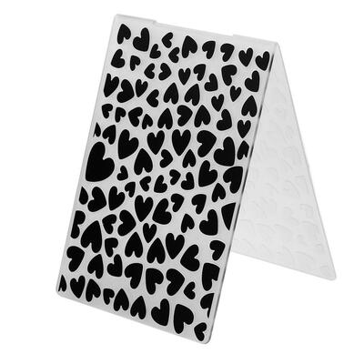 

Love Heart Pattern DIY Plastic Scrapbook Embossing Template Cake Stencils