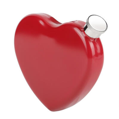 

Greensen Portable Stainless Steel Heart-shaped Alcohol Whiskey Jug Wine Flagon Bottle Portable Wine Bottle Alcohol Bottle