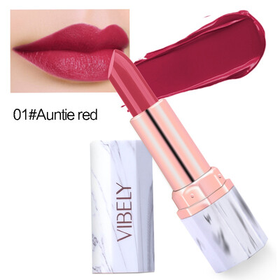 

Hot Jade Marble Shape Lipstick For Res Lips Makeup Brand Waterproof Long Lasting Velvet Matte Lip Sticks Set