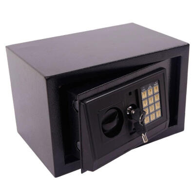 

12"Digital Security Keypad Lock Safe Box Office Home Hotel Hidden GunCash Black