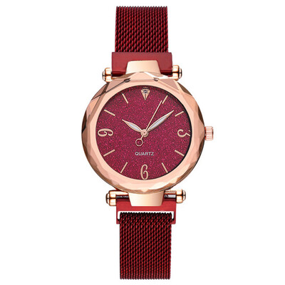 

RM Fashion Quartz Watch Women Stainless Steel Watchband Wristwatch Gift for Female