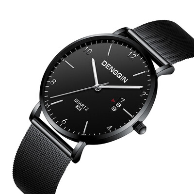 

Gobestart Luxury Quartz Sport Military Stainless Steel Dial Band Wrist Watch