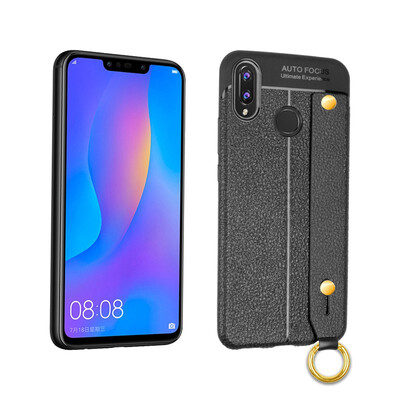 

Goowiiz Phone Case For Huawei Y7 2017Y7 PrimeHolly 4Nova Lite PlusHonor 7 Plus Enjoy Fashion Leather Soft Wristband Bracket