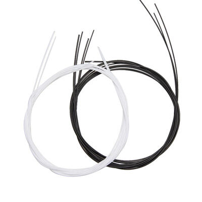 

2 Sets Strings Nylon Black Transparent Replacement Part for Ukulele Guitar