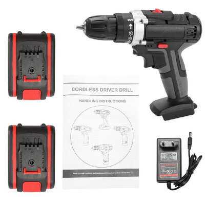 

36V Multifunctional Electric Impact Cordless Drill High-power Lithium Battery Wireless Rechargeable Hand Drills Home DIY Electric