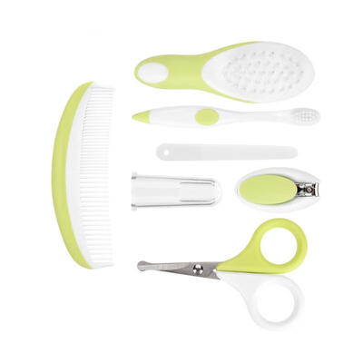 

Greensen 7PcsSet Convenient Daily Baby Finger Toothbrush Nail Clipper Scissors Comb Manicure Care Kit
