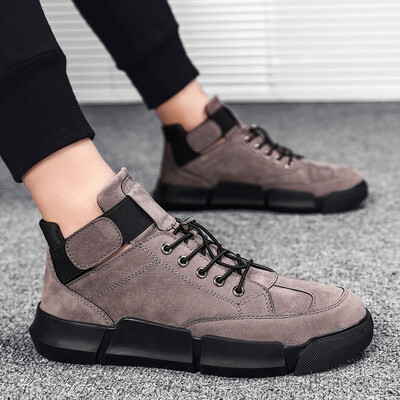 

Mens shoes high to help Korean mens casual wild shoes shoes spiritual social network red tide shoes