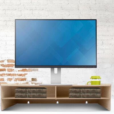 

Greensen Modern Computer Monitor Laptop Stand Office Desktop Desk Shelf Storage Rack