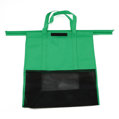 

Reusable Large Capacity Foldable Solid Supermarket Handbag Shopping Bags Shopping Merchandise Bags