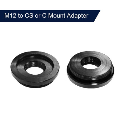 

2PCSLot Metal M12C M12CS Lens Mount Adaptor Zinc Alloy M12 To CS or C Mount Adapter Converter Ring M12-C-CS for Security CCTV