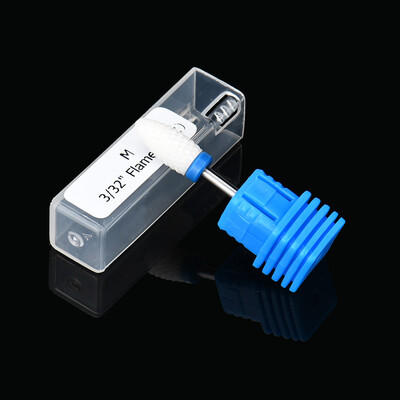 

Toponeto 5PC Ceramic Nail Drill Bit Tool Smooth Top Rotary File Manicure Pedicure Shank