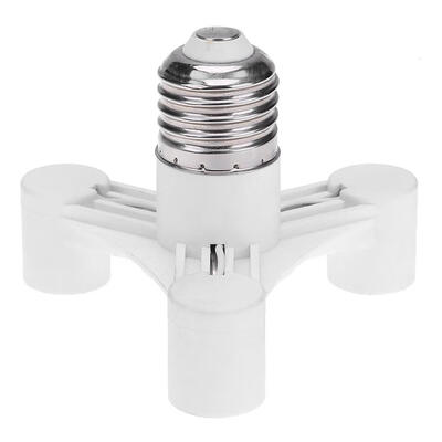 

E27 to E14 Bulb Light Socket Adapter Splitter Screw Induction Lamp Holder