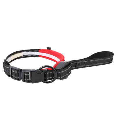 

Greensen 2-in-1 Small Dog Pulling Cable Leash Stretchable Traction Rope Reflective Strap