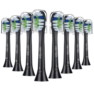 

Toothbrush replacement head 8 pens With protection cover Radium vulture logo Blister color box packaging