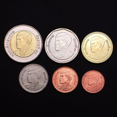 

6 Pcs Set New Edition Of Thailand Coins