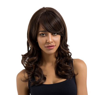 

〖Follure〗Women Fashion Ladies Long Black Natural Curls Hair Wigs Full Wig