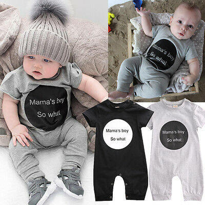 

Newborn Baby Girl Boy Bodysuit Short Sleeve Romper Jumpsuit Outfits One-pieces