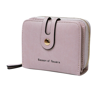 

Tailored Wallet Women Vintage Fashion Small Wallet Purse Money Bag Zipper Coin Pocket