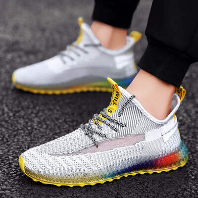 

Mens shoes summer 2019 new babys breath angel shoes hollow mesh casual Joker breathable sports shoes men