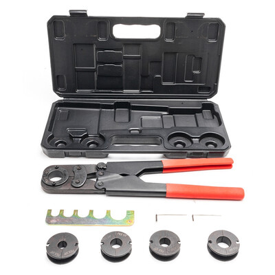 

Ktaxon Pex Pipe Crimping Tool kit for 38"12"34"1" Copper Ring with Free Gauge&Cutter -Meet ASTM F1807