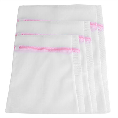 

Zipped Lingerie Washing Bag Laundry Machine Mesh Clothes Socks Bra Underwear BagsLaundry Washing Bag