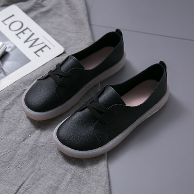 

Pregnant woman 2019 new autumn large size shallow single shoe soft sole fat foot wide fat nurse small white shoes