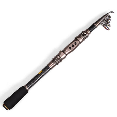 

TOMSHOO Portable Telescopic Carbon Fiber Fishing Rod Pole Spinning Fish Fishing Tackle Sea Rod