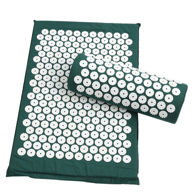 

Massager Cushion Acupressure Mat Relieve Stress Pain Acupuncture Massage Pillow Spike Yoga Mat with Pillow