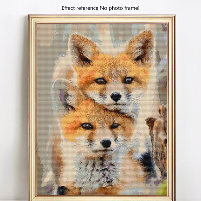 

Kirin 5D DIY Diamond Painting Animal Fox Diamond Embroidery Cross Stitch Full Drill Mosaic Picture Of Rhinestones Home Decor