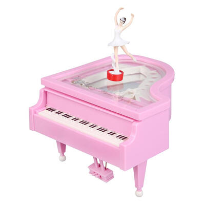 

Romantic Piano Model Dancing Ballerina Music Box Clockwork Musical Boxes