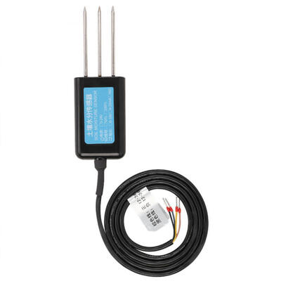 

Greensen Soil Moisture Sensor Humidity Temperature Electrical Conductivity Tester Meter RS485 Output