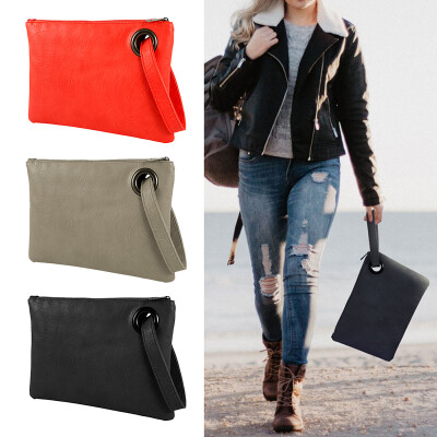 

Women Clutch Evening Large Envelope Handbag PU Leather Shoulder Bag