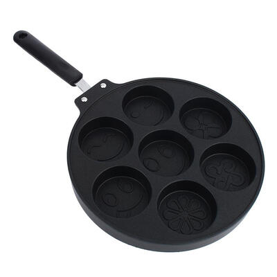 

Greensen Egg Dumpling Pot Non-Stick Seven-Hole Fried Egg Pot Cake Mold Red Bean Cake Baking Tray