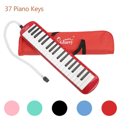 

Glarry 37-Key Melodica Instrument with Carrying Bag Mouthpiece&More Piano for Beginner Music Lovers 5-Color