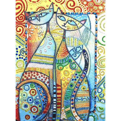 

5D DIY Special Shaped Diamond Painting Cat Cross Stitch Mosaic Craft Kits