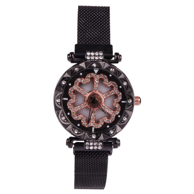 

Time to run magnet magnet strap ladies diamond watch student quartz watch