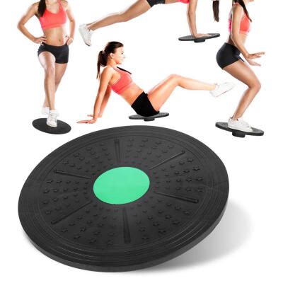 

Greensen 360 Degrees Rotation Wobble Balance Board Stability Disc Yoga Training Fitness Exercise