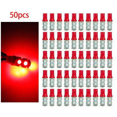 

50Pcs T10 194 168 9SMD-5050 W5W LED Light White Lights Super Bright Car Tail Lamp Bulbs