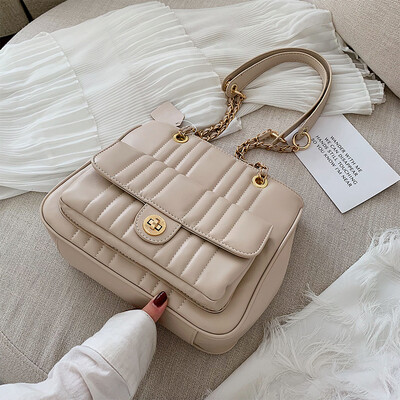 

Ins Early Autumn Casual Bag Fashion Advanced Sense Foreign Style Womens Bag New 2019 Simple Shoulder Bag Messenger Bag Super