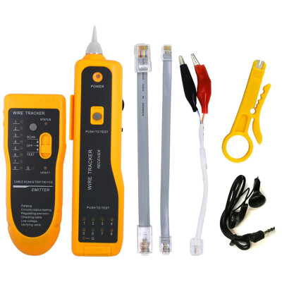 

UTP STP Cat5 Cat6 RJ45 Line Finder Telephone Wire Tracker Diagnose Tone Tool Kit LAN Network Cable Tester