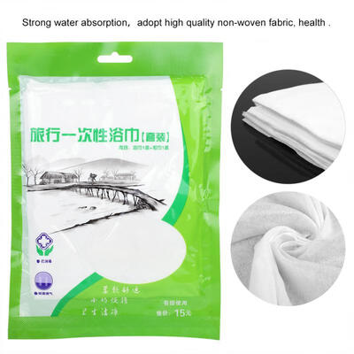 

Greensen Disposable Bath Towels Individual Packing Towels for Hotel Bathroom Highly Absorbent