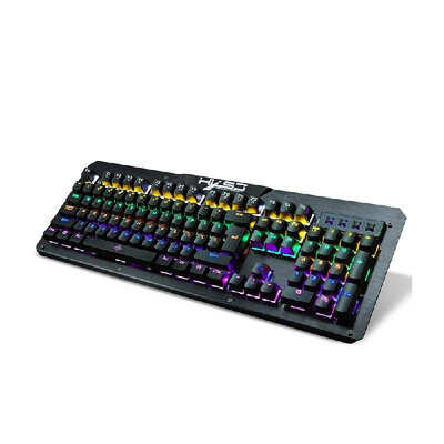 

HXSJ 2600 Gaming Keyboard Wired Mechanical Keyboard with 10 Kinds of Light Effect 104 keys