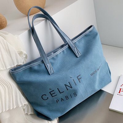 

Chic bag woman 2019 fall new handbag Korean version 100 lap shopping bag single shoulder bag big bag woman