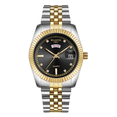 

Local gold mens business quartz watch casual mens watch custom